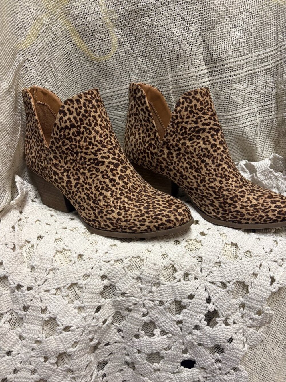 SO Chettah Patten Ankle Boot